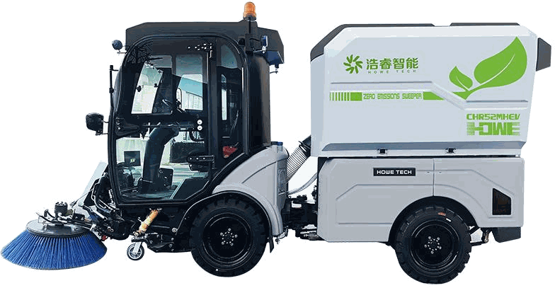 CHR52MHEV street sweeper tampak samping