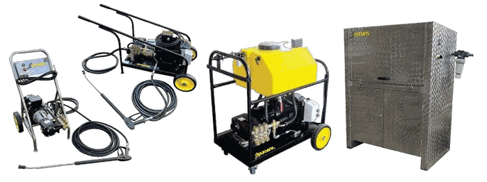 Electric high pressure washer dengan HAWK pump